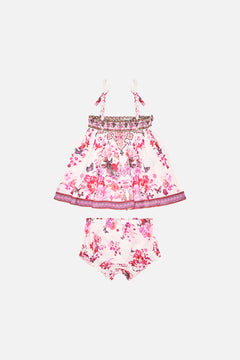 BABIES CAMI AND BLOOMER SET BOTANICAL NOVELLA