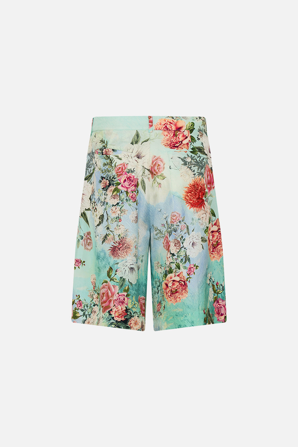 CAMILLA Fixed Waist Mid Length Walk Short in The Jewellery Museum print. 