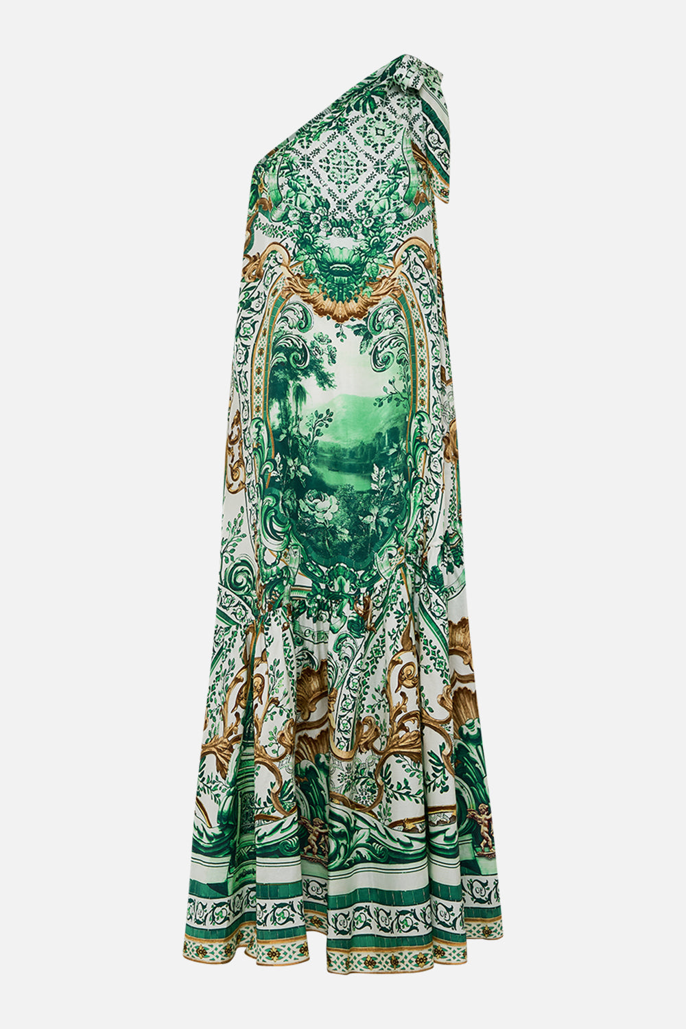 The Corridor Of Calm Tie One Shoulder Dress | CAMILLA US