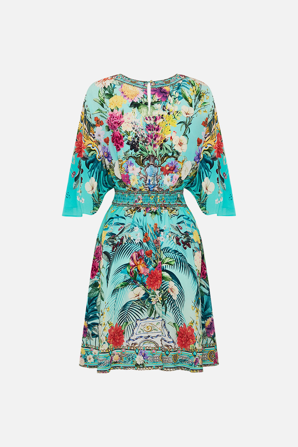 SHORT WAISTED DRESS GARDENS OF QUELUZ