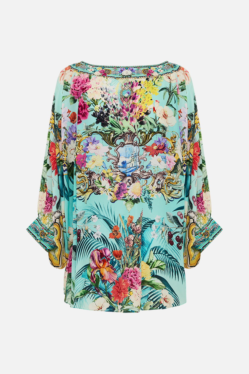 RAGLAN SLEEVE BLOUSE WITH CUFF GARDENS OF QUELUZ