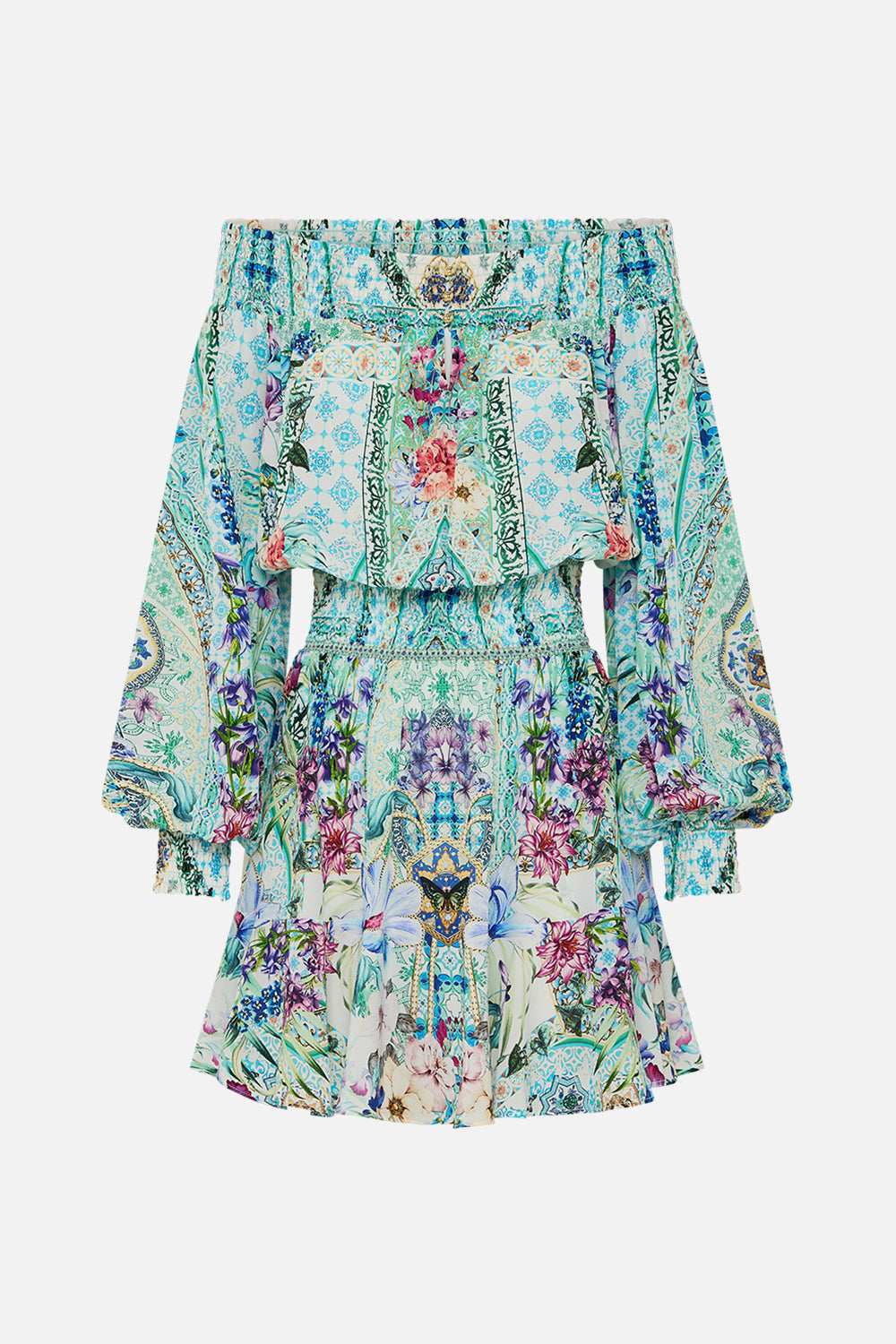 OFF SHOULDER SHORT DRESS SUNRISE IN SINTRA