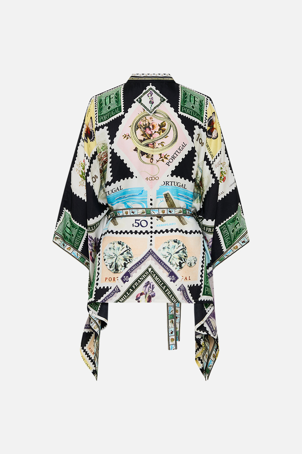 BLUSA CON PAÑUELO Y BOTONES MI AMIGA PORTEÑA