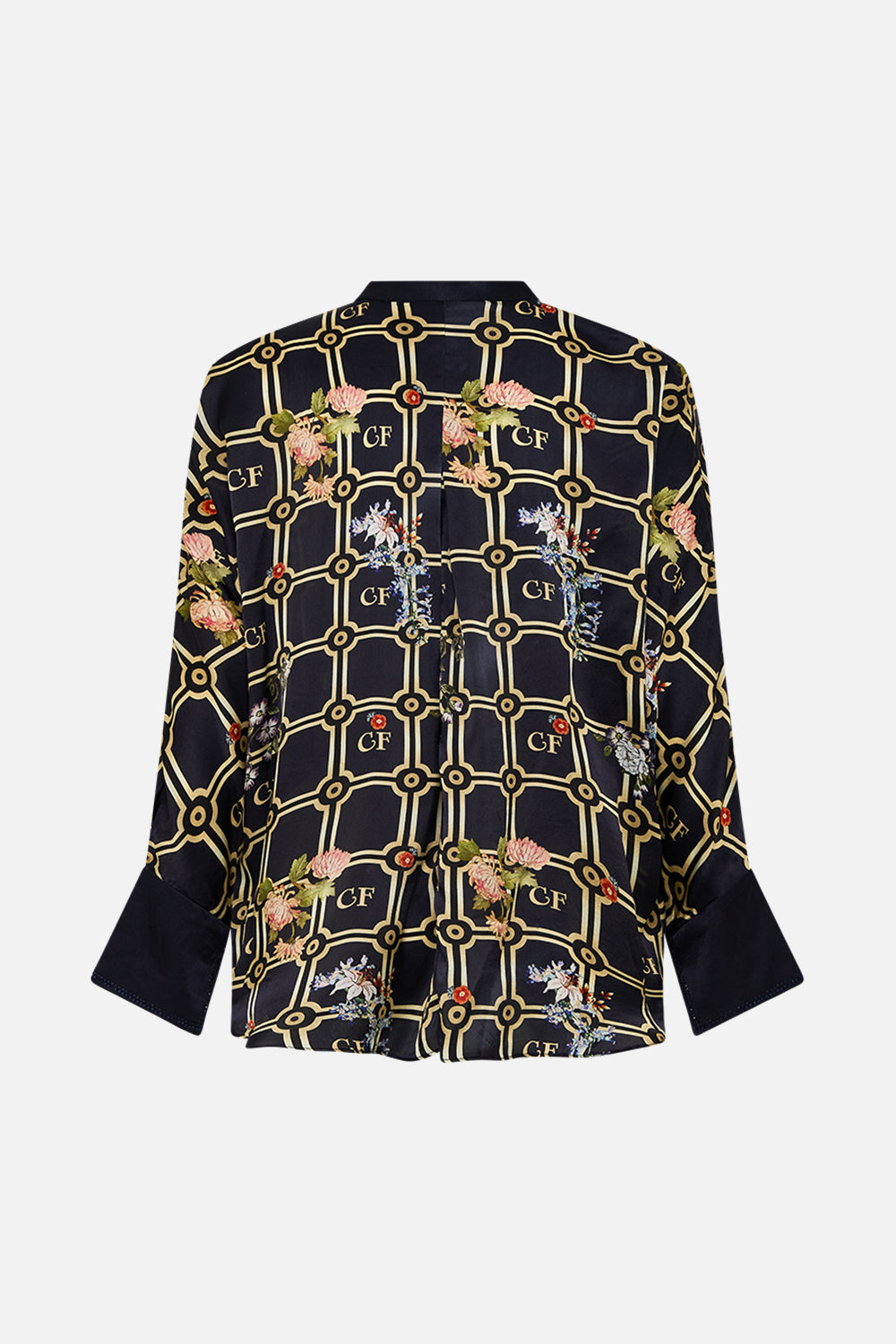 RELAXED PLACKET DETAIL SHIRT PALACIO POETRY