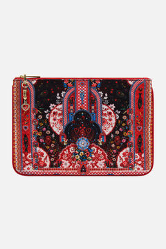SMALL CANVAS CLUTCH FOLK FABULOUS