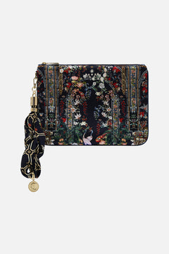 CAMILLA Scarf Clutch in Palacio Poetry print
