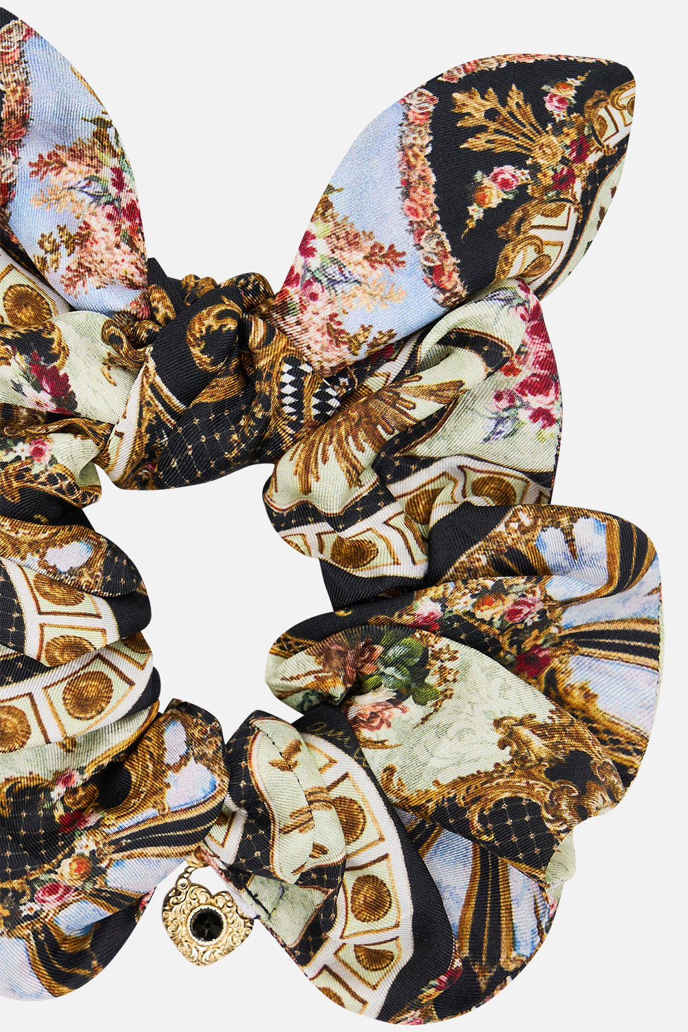 SCRUNCHIE WITH TRINKET MONARCHY MANIA