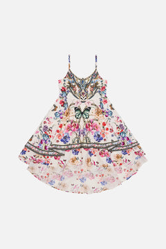 KIDS ROUND NECK TIERED DRESS 4-10 MONSERRATE MAGIC