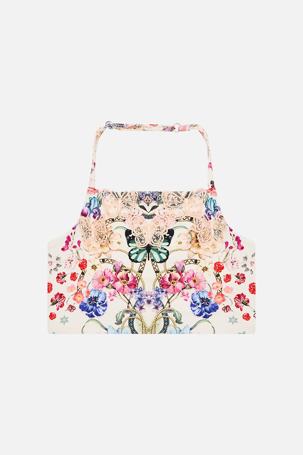 TOP CORTADO HALTER PARA NIÑAS EN ALGODÓN ELÁSTICO 4-10 MONSERRATE MAGIC