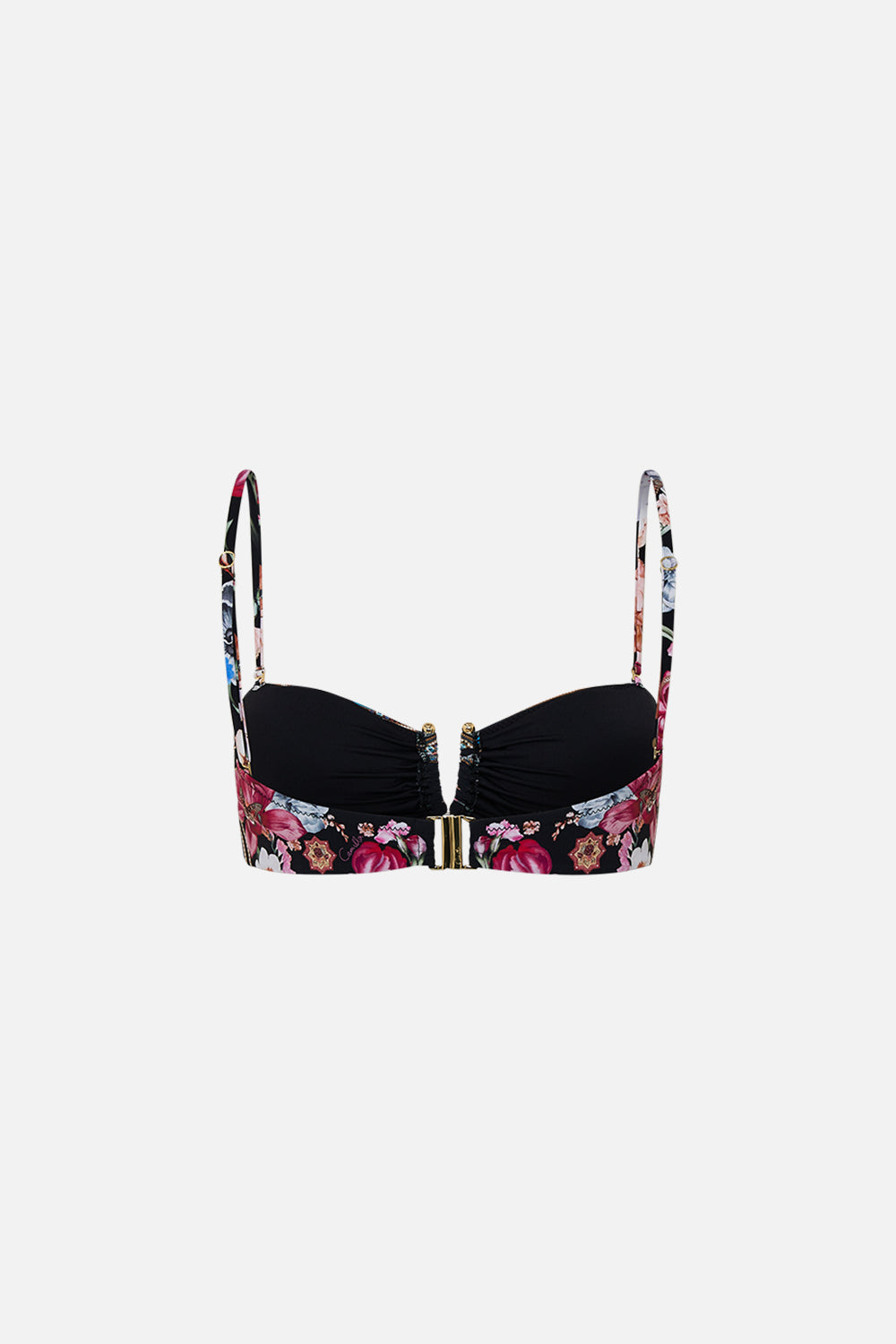 BANDEAU WITH U RING FRONT MIDNIGHT IN MONSERRATE