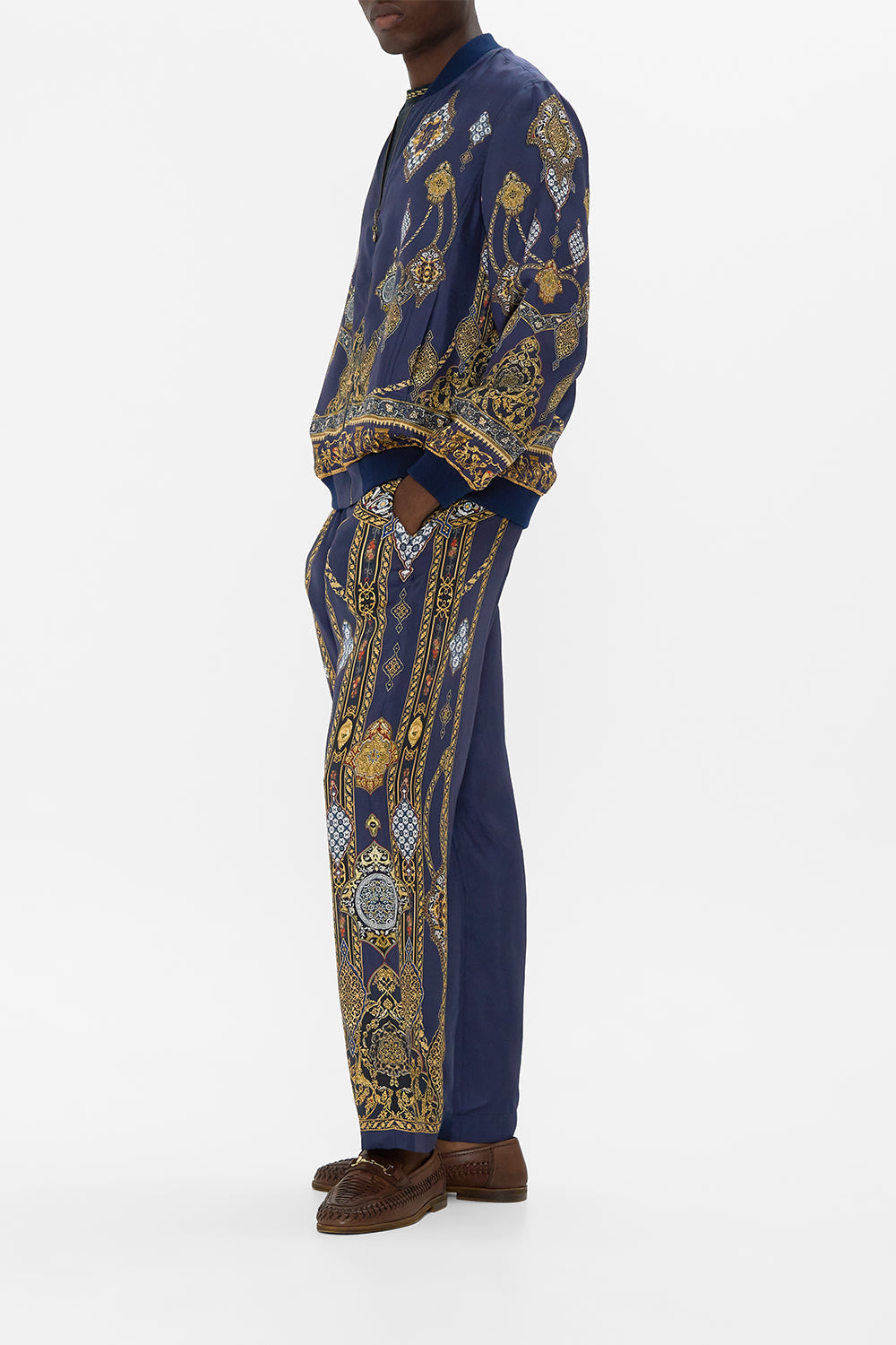 REVERSIBLE ZIP THROUGH BOMBER JACKET THE IMPERIAL GATE