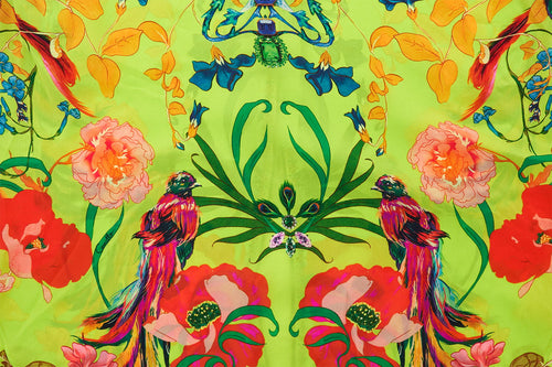 Large Square Scarf, Peacock Proud CAMILLA US – CAMILLA