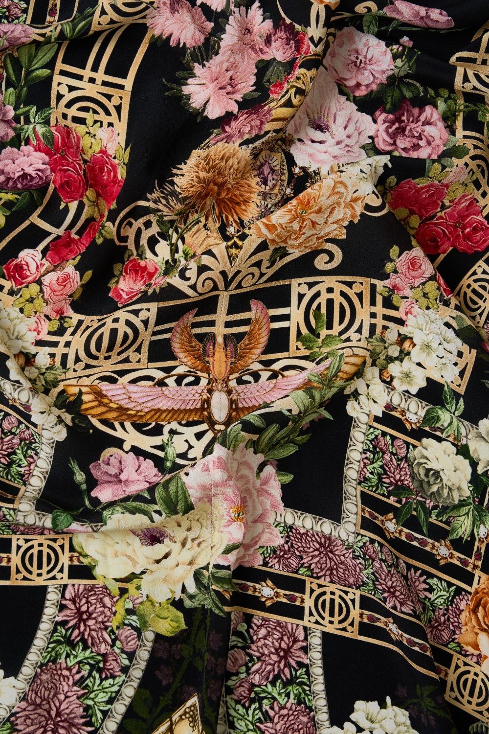 The Adorned In Alexandria Frill Neck Dress With Hardware | CAMILLA