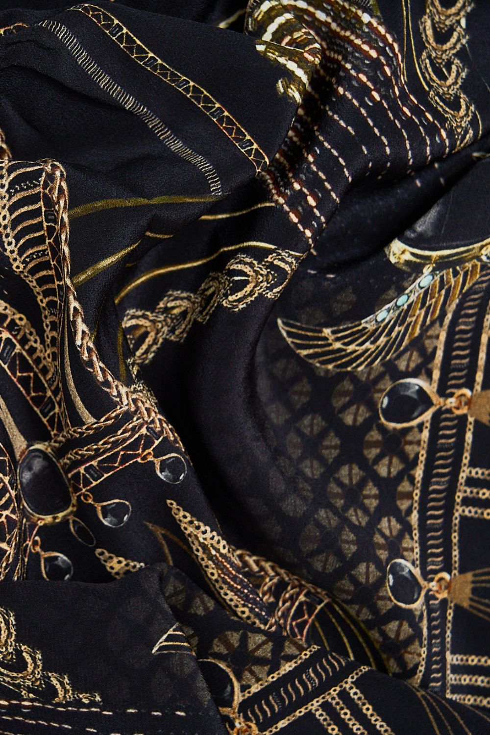 The Call Me Cleopatra Cowl Neck Jersey Top | CAMILLA US – CAMILLA