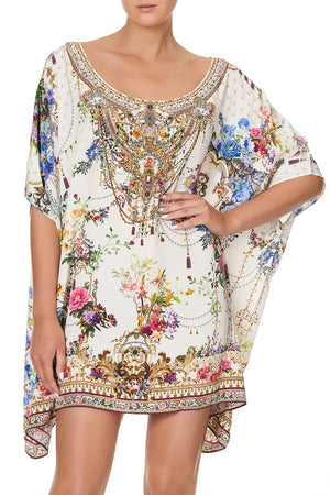 SHORT ROUND NECK KAFTAN BY THE MEADOW