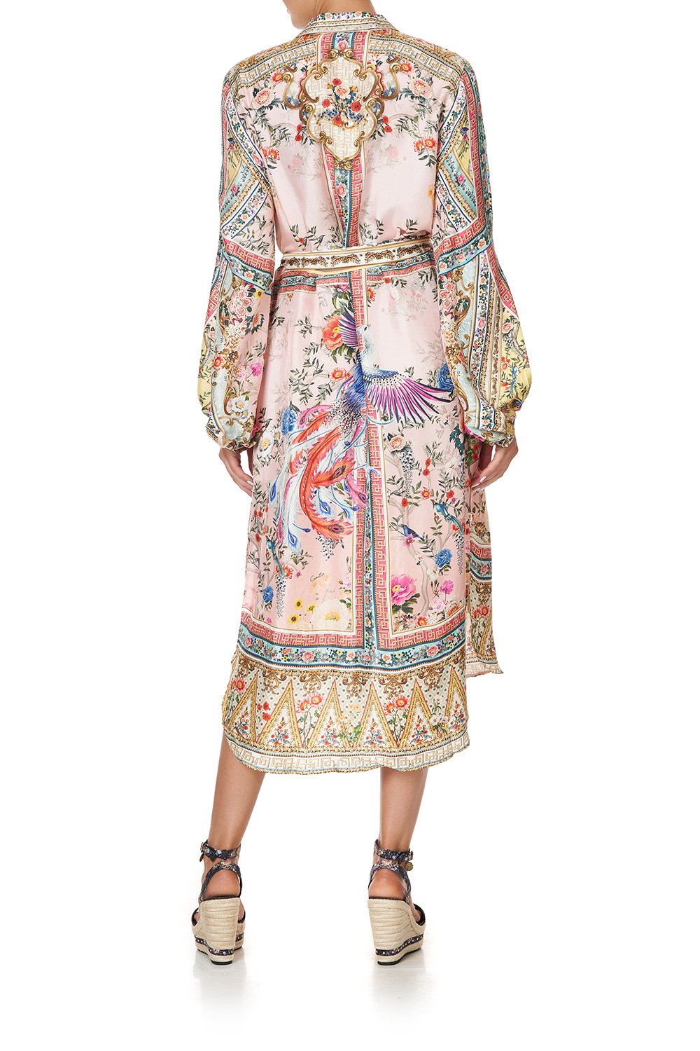 HIGH LOW MIDI SHIRT DRESS PARTY IN THE PALACE