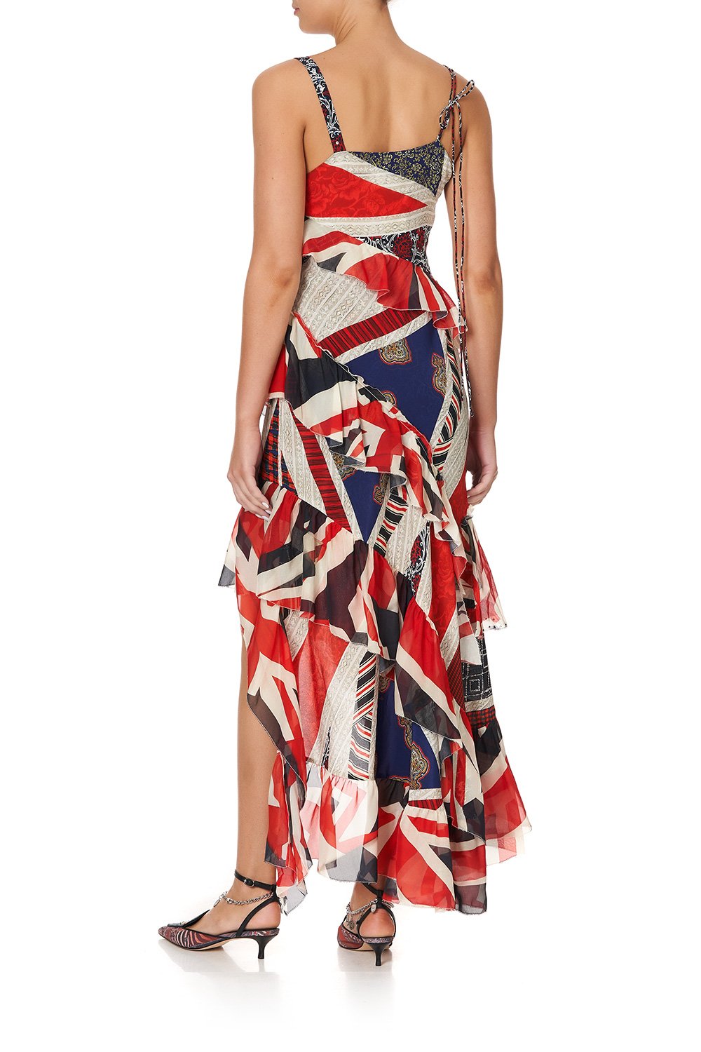 ASYMMETRIC MULTI FRILL DRESS JACK BE NIMBLE