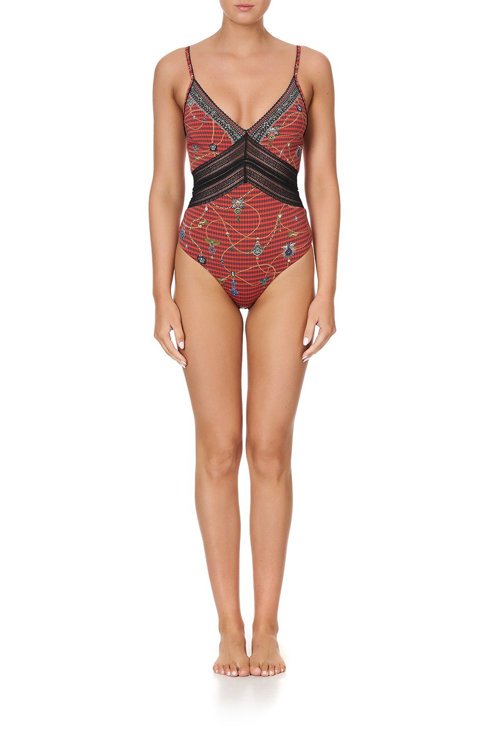 LACE INSERT BODYSUIT QUEENS CHILDREN