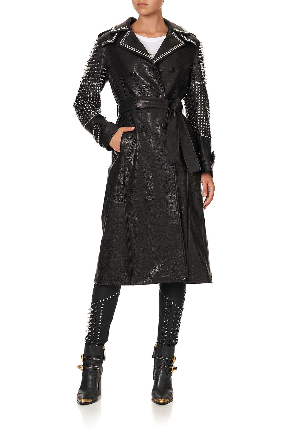 Leather Trench Coat Leather Camilla Us – Camilla