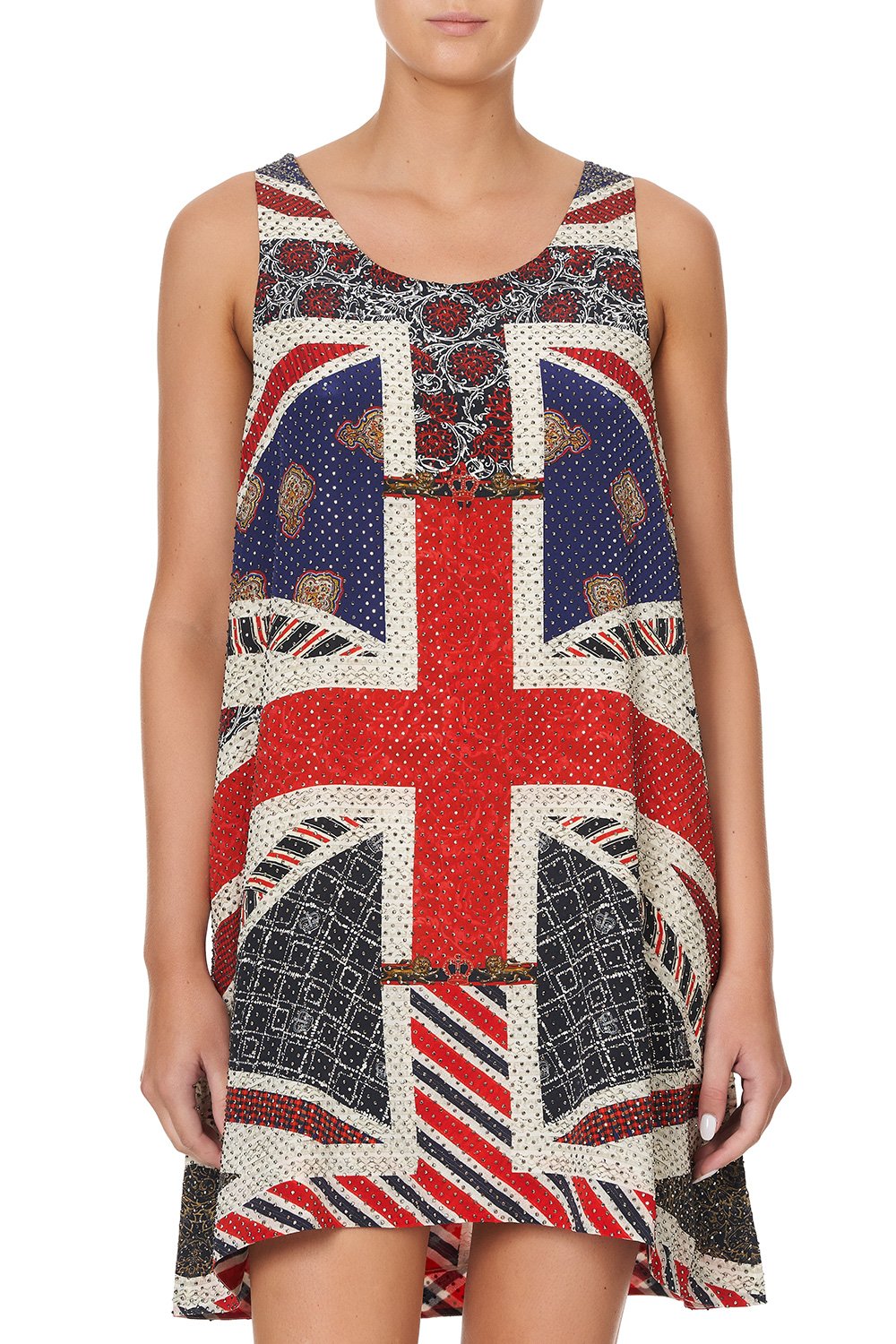 ROUND NECK A-LINE DRESS JACK BE NIMBLE