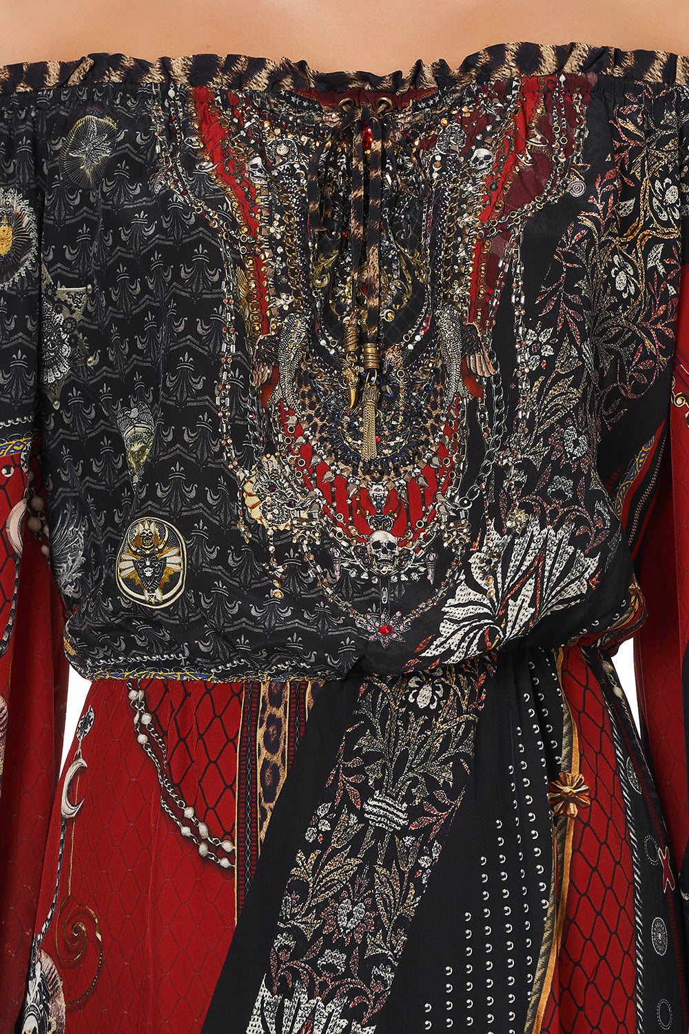 DROP SHOULDER SPLIT DRESS LONDON CALLING