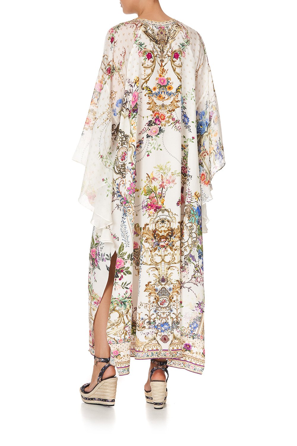 LONG RAGLAN SLEEVE FLARED KAFTAN BY THE MEADOW