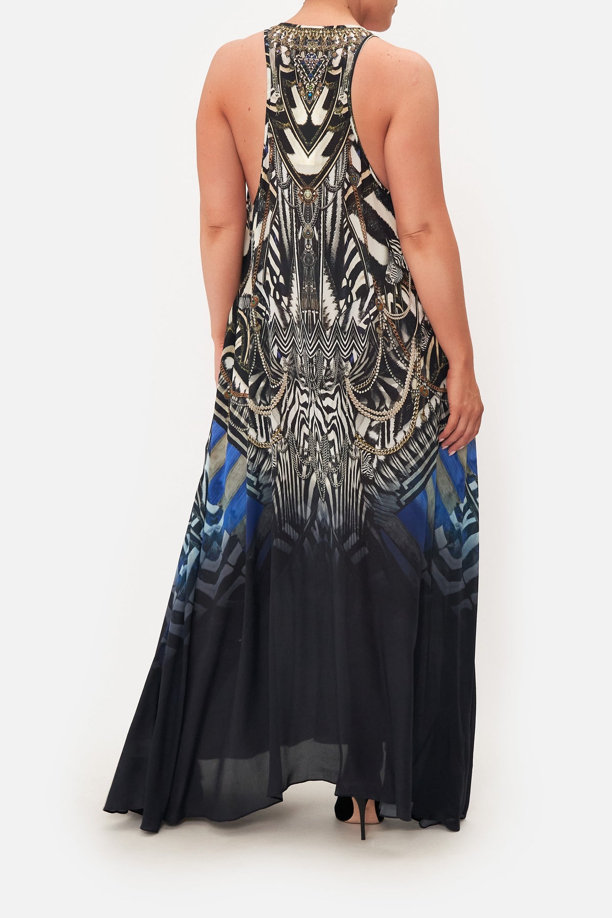 V NECK RACERBACK DRESS KNIGHT OF THE WILD