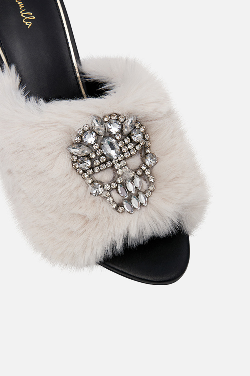 STATEMENT HIGH HEEL MULE SOLID NUDE