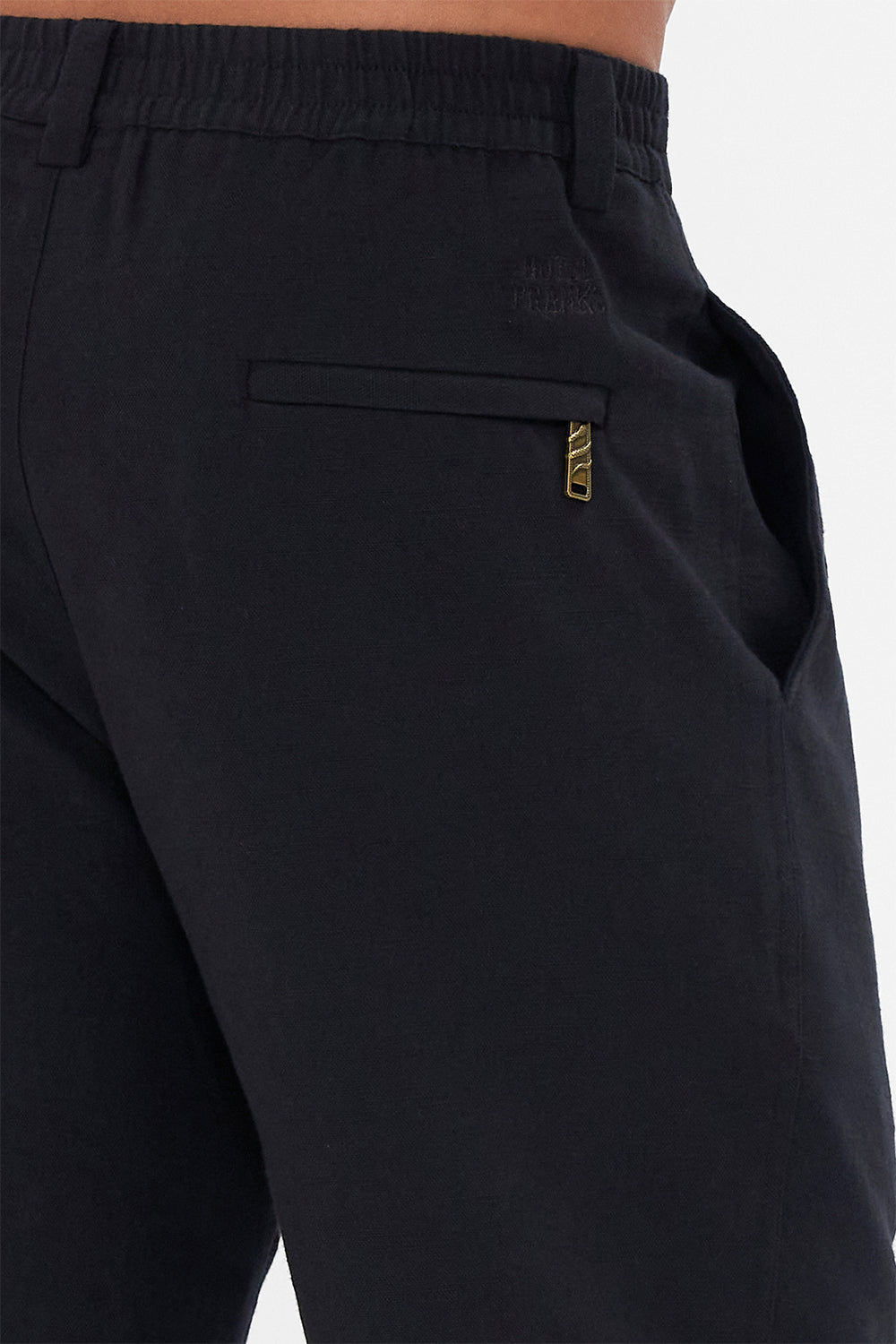 WIDE LEG PLEATED PANT THE NIGHT IS NOIR