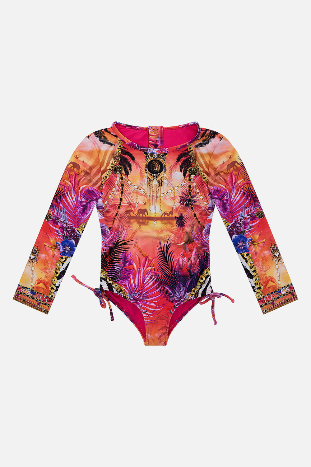 Product View of MILLA By CAMILLA kids paddlesuit in Wild Loving print