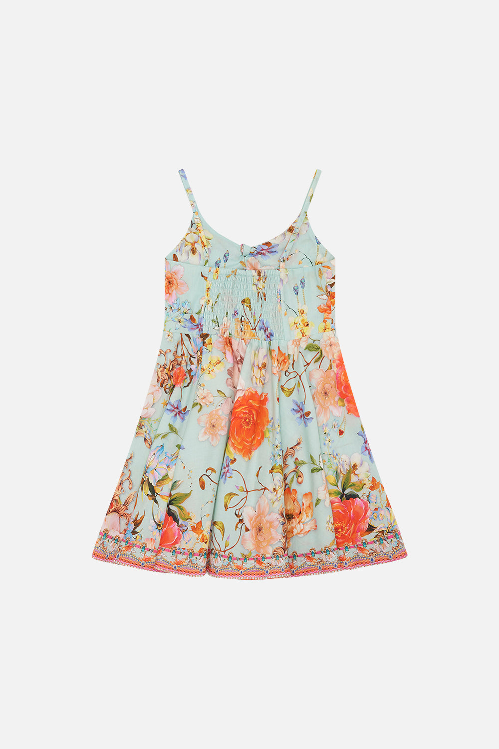 KIDS TIE FRONT MAXI DRESS  4-10 TALK THE WALK