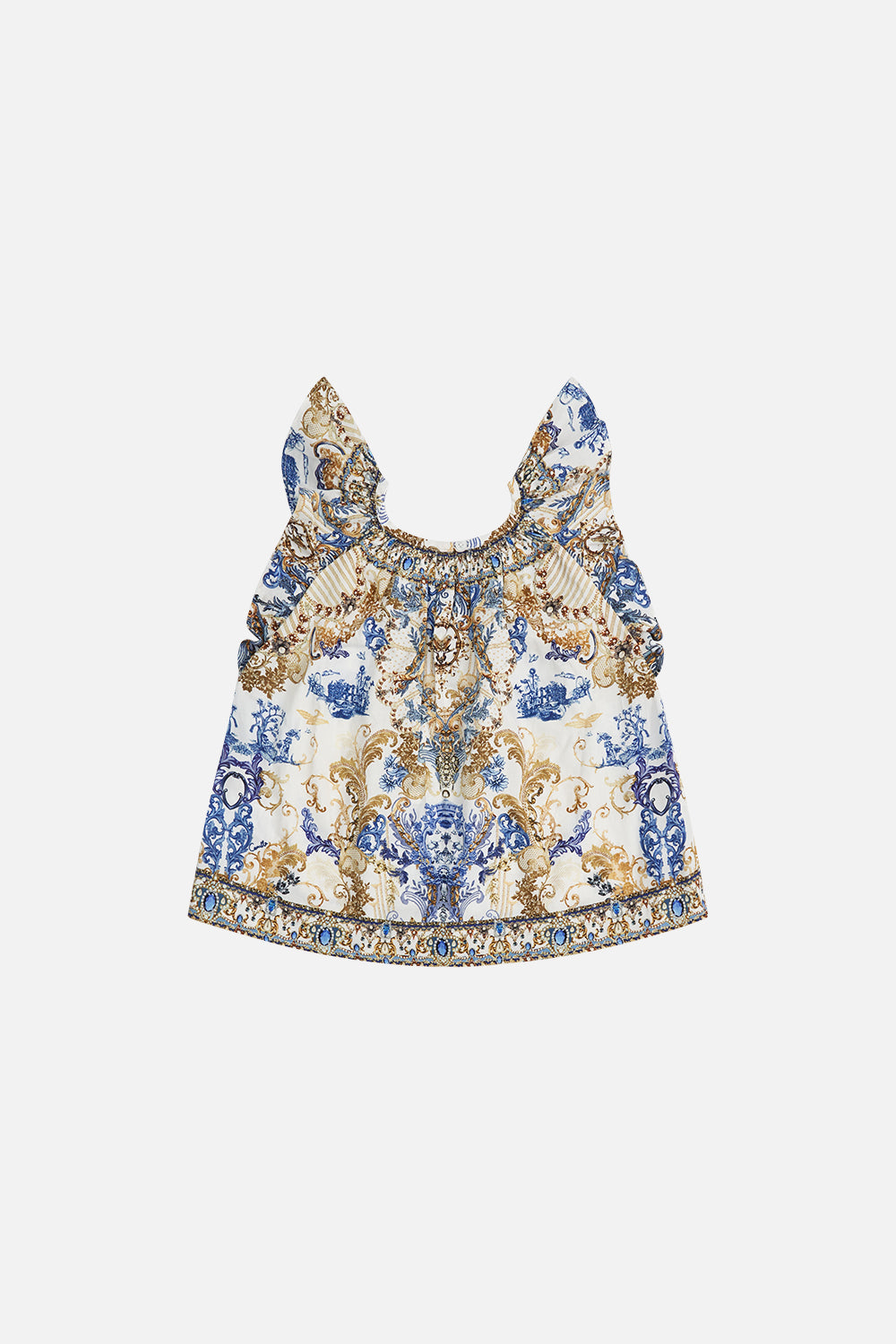 FRILL SLEEVE TOP  12-14 SOUL SEARCHING