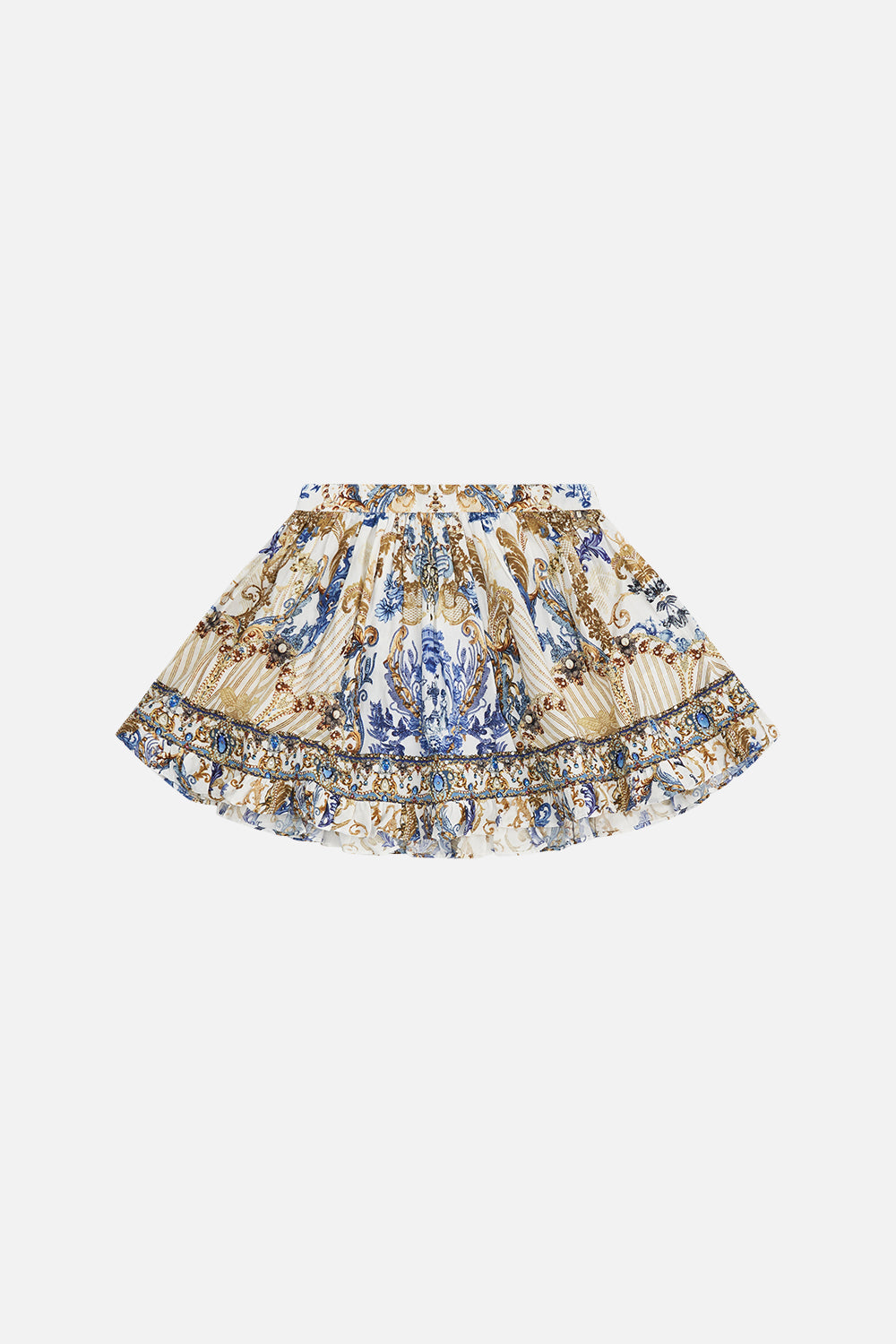 Product view of MILLA By CAMILLA Kids mini skirt in Soul Searching print