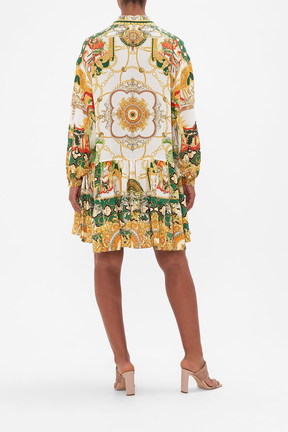 TIERED LONG SHIRT DRESS MY SWEET DEVOTION