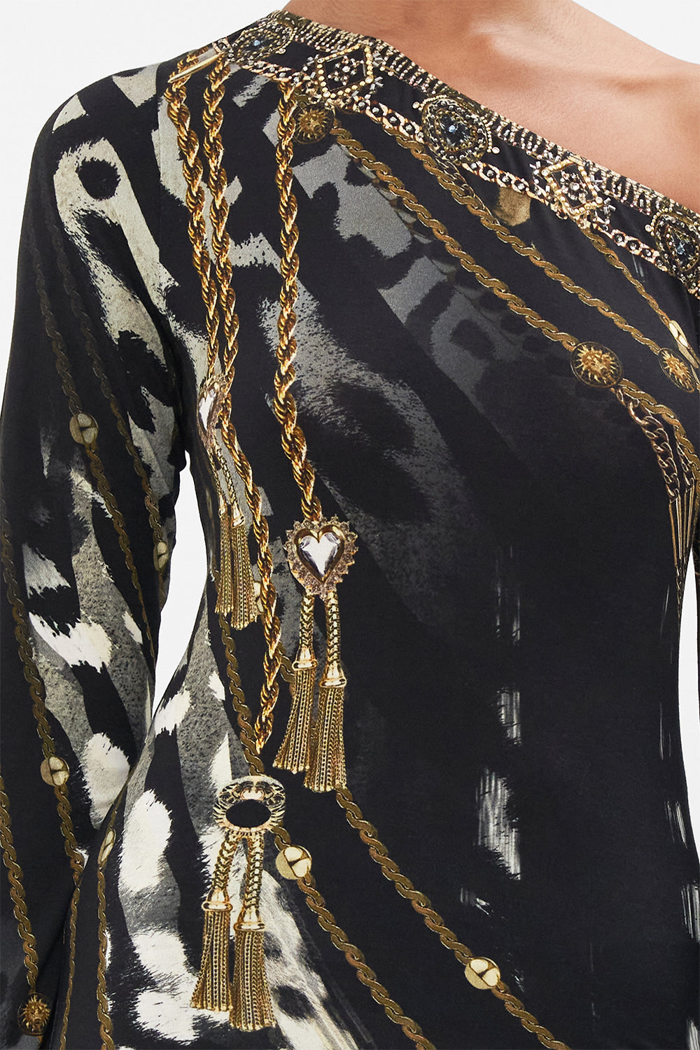 OFF SHOULDER JERSEY TOP UNTAMED ROYALTY