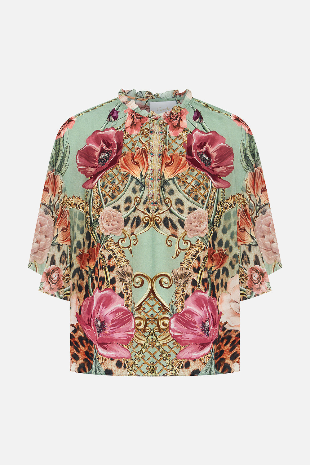 RUFFLE SLEEVE BLOUSE GROW AND GLOW