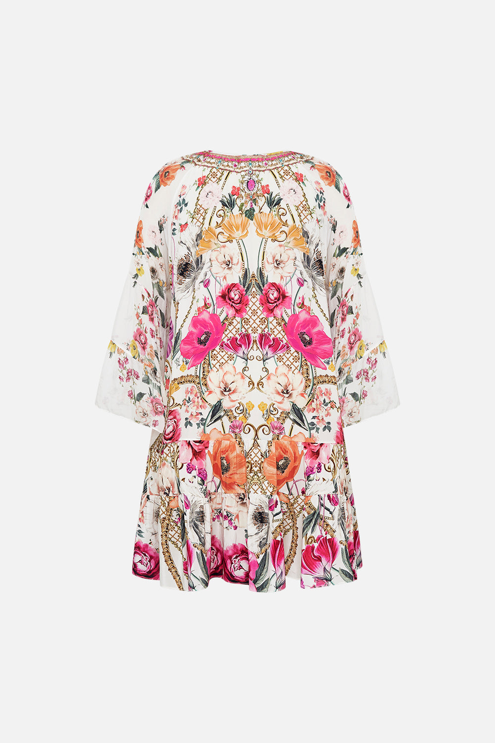 A-LINE GATHERED PANEL DRESS DESTINY CALLING