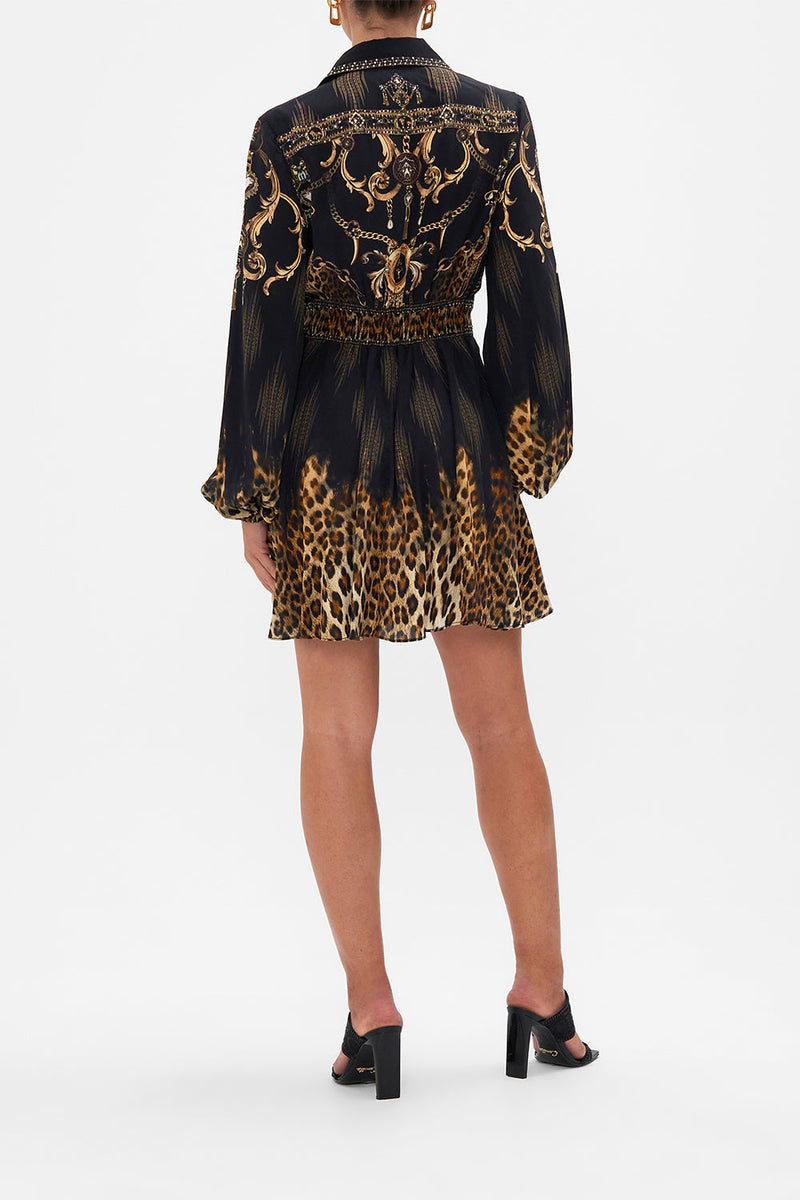 Camilladress Solid High Waist Swing Sweatshirt Dress main image 1