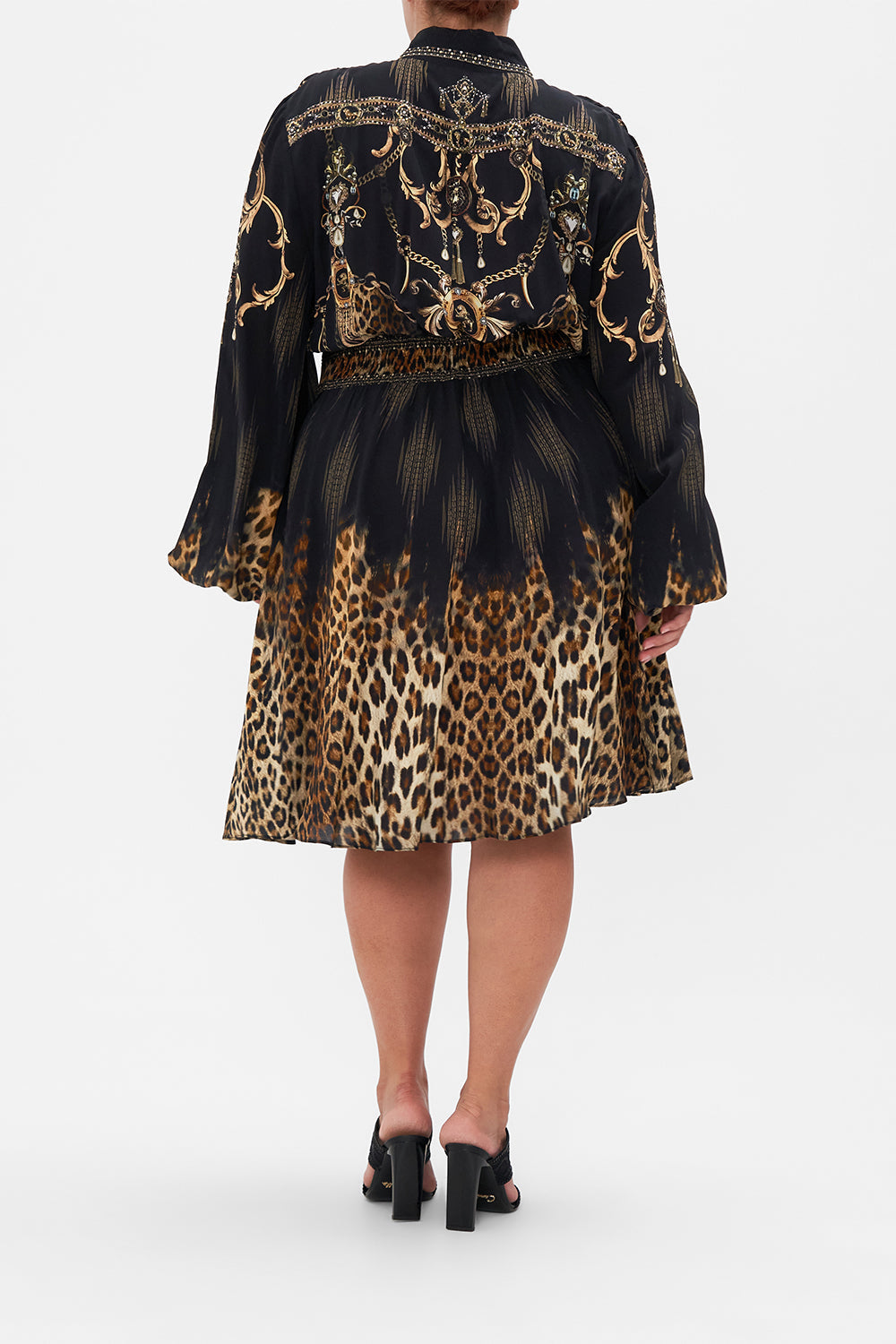 In the Jungle Cileah Collared Maxi Dress main image 1