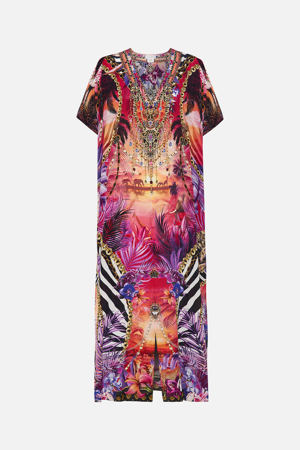 SLIM FIT KAFTAN WITH SPLIT WILD LOVING