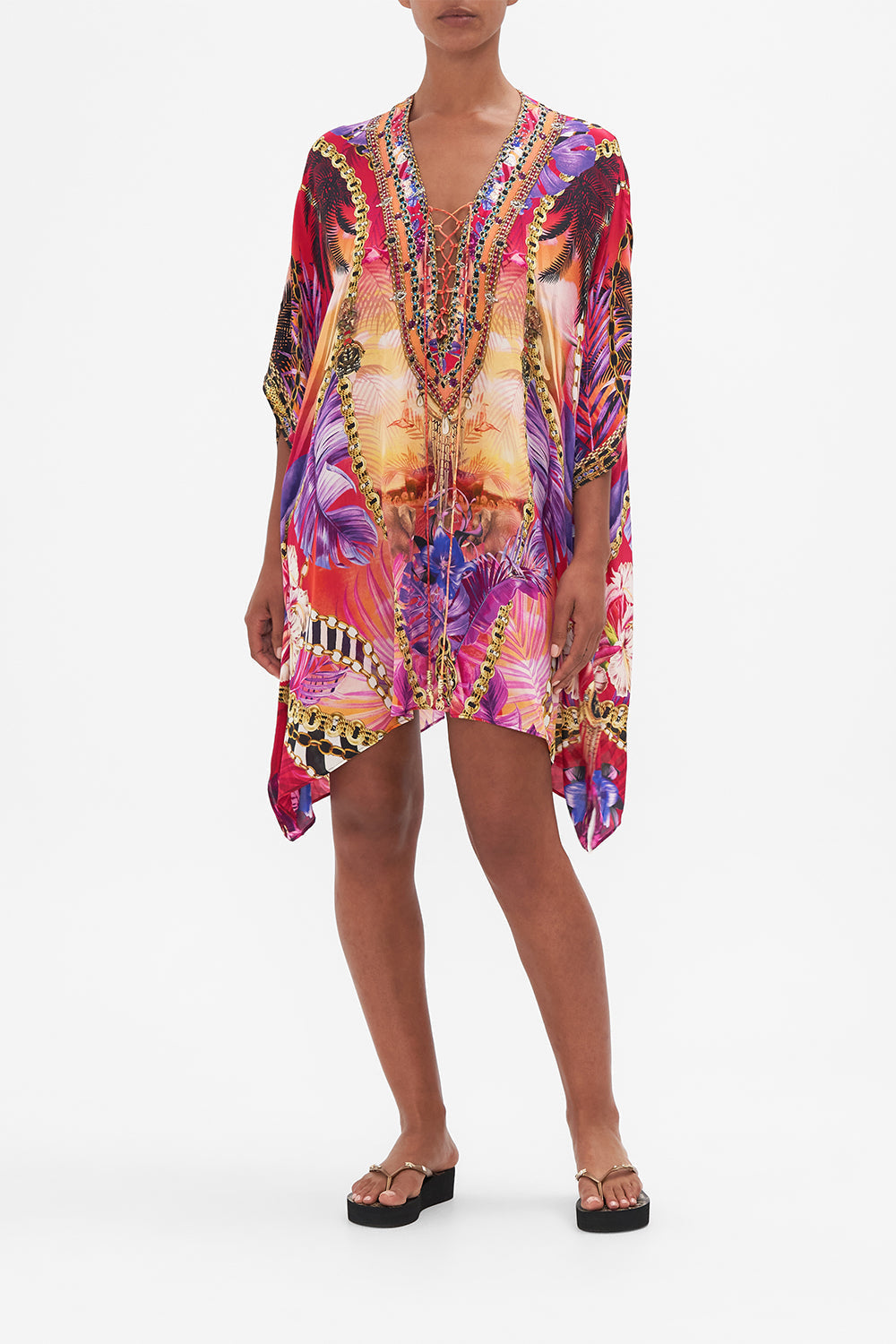 Sweet Escape Lace Kaftan  Urban Outfitters New Zealand Official Site