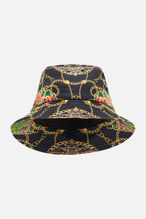 Product view of CAMILLA bucket hat in Jealousy And Jewels print 