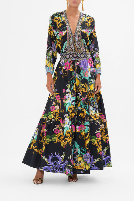 Raw Moda Italian Linen Marsala Dress Two Pieces - ShopperBoard