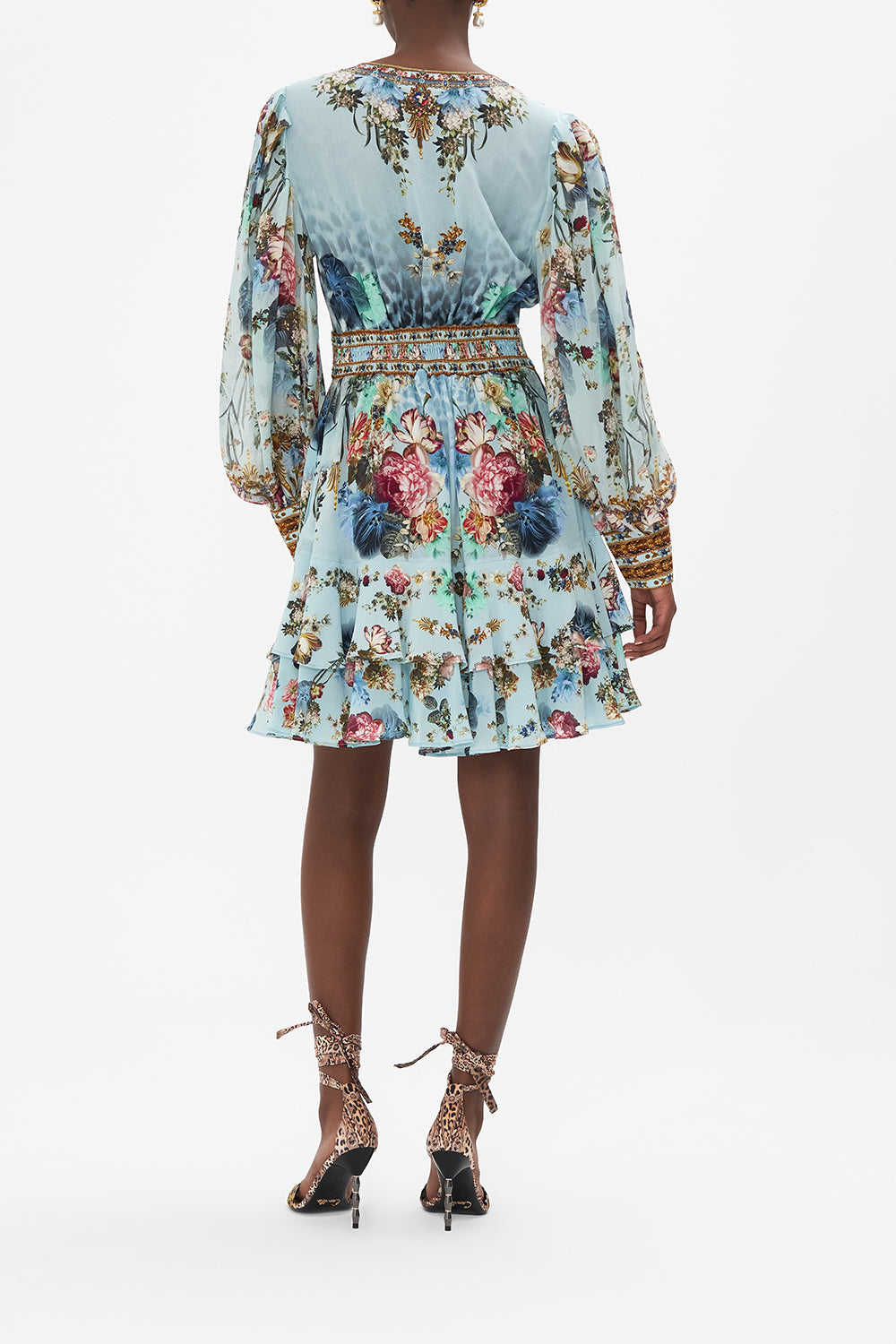 BUTTON FRONT FRILL DRESS LETTERS TO LEO