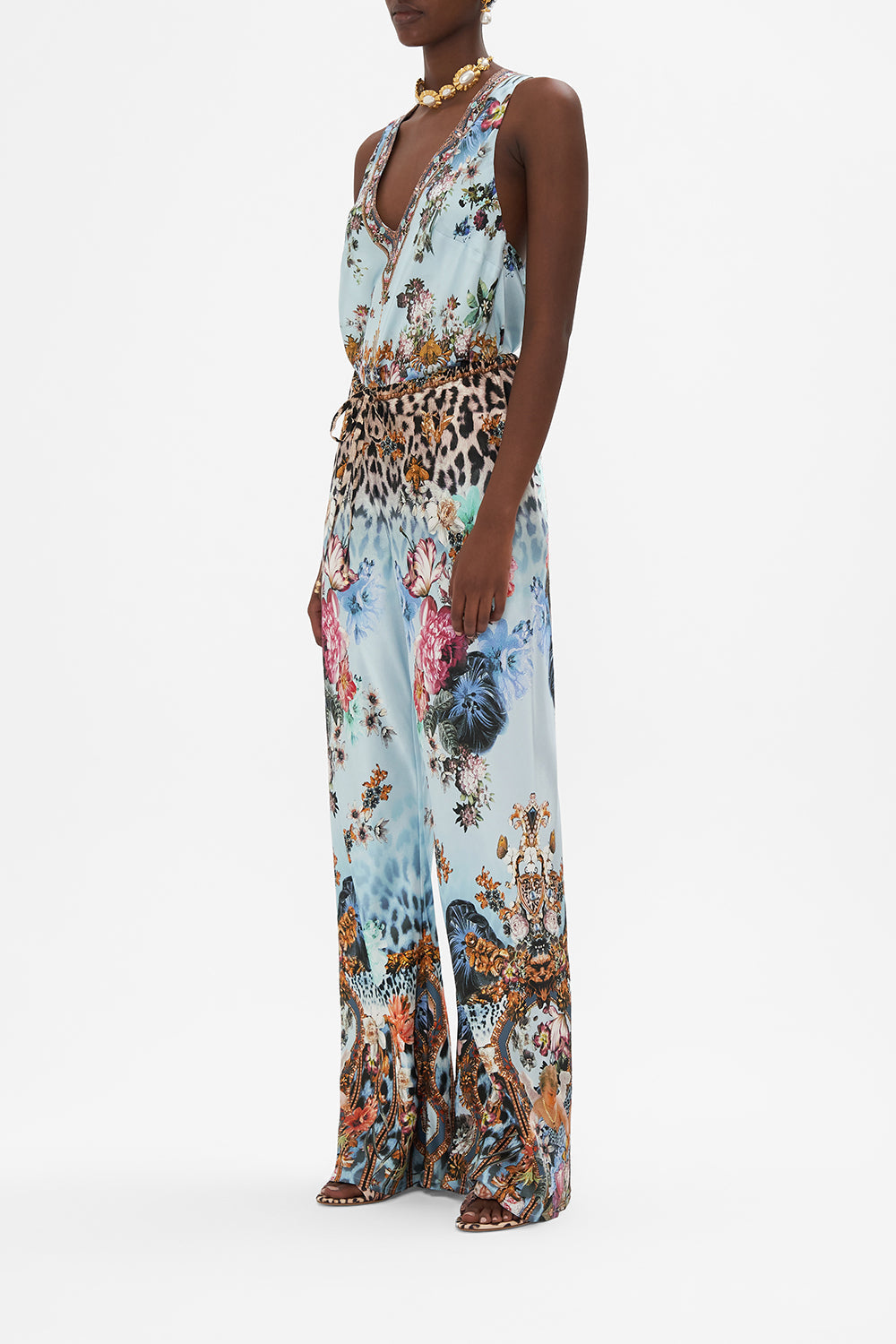BIAS CUT DRAWSTRING PANT LADY LIONHEART