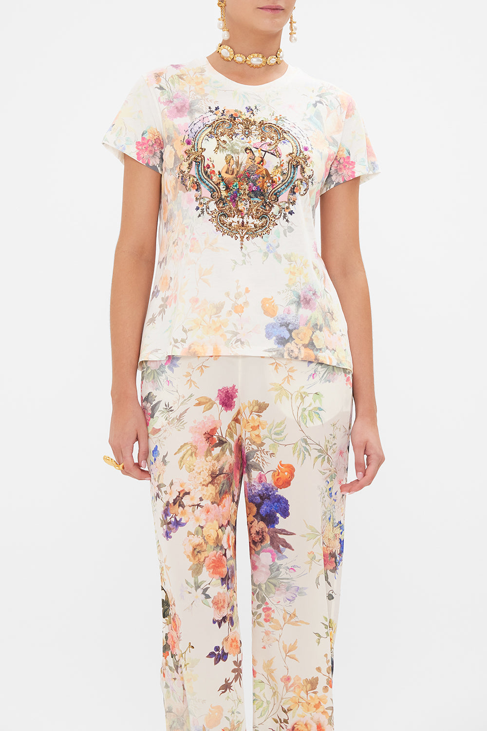 ORGANIC COTTON EASY TEE FRIENDS WITH FRESCOS