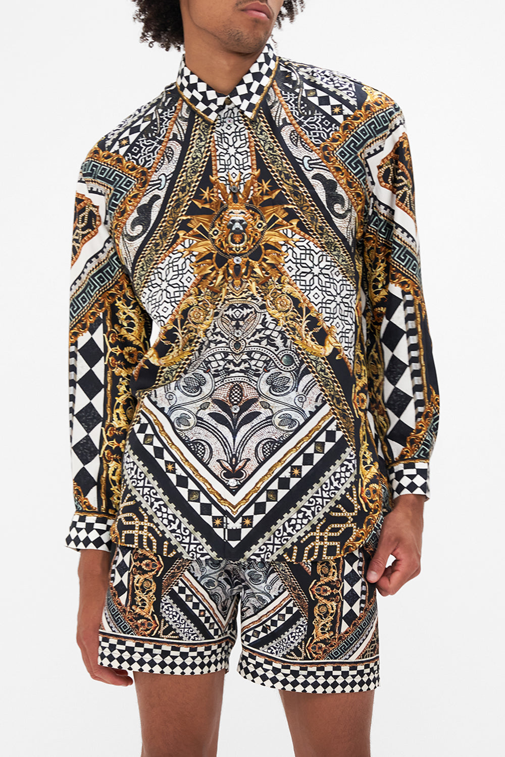 CAMISA OVERSIZED DE HOMBRE BUSCAR TESORO