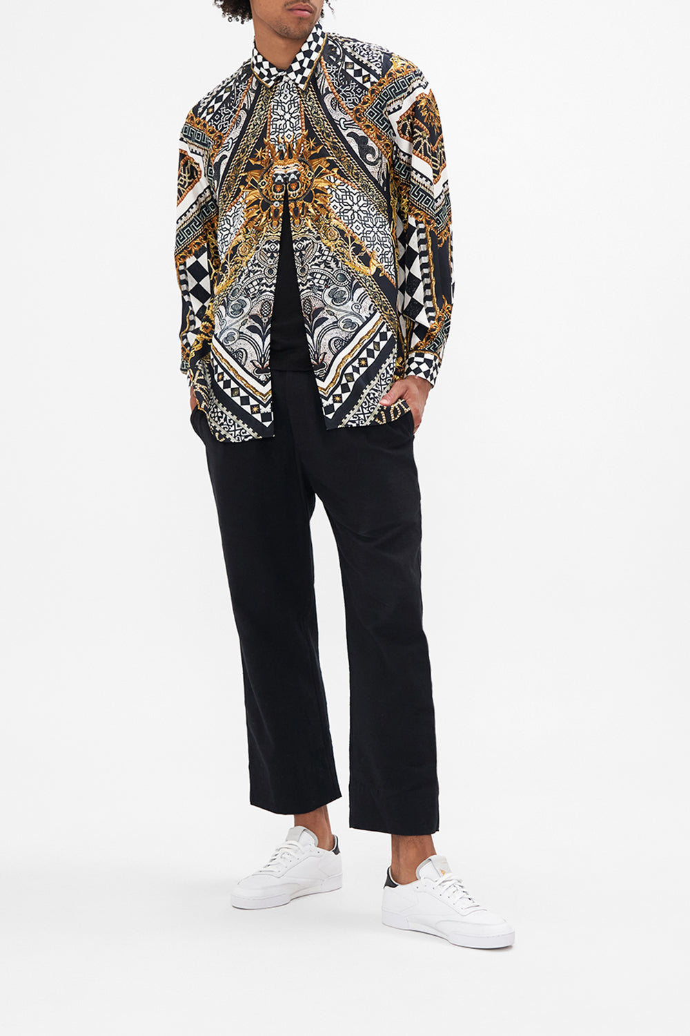 CAMISA OVERSIZED DE HOMBRE BUSCAR TESORO