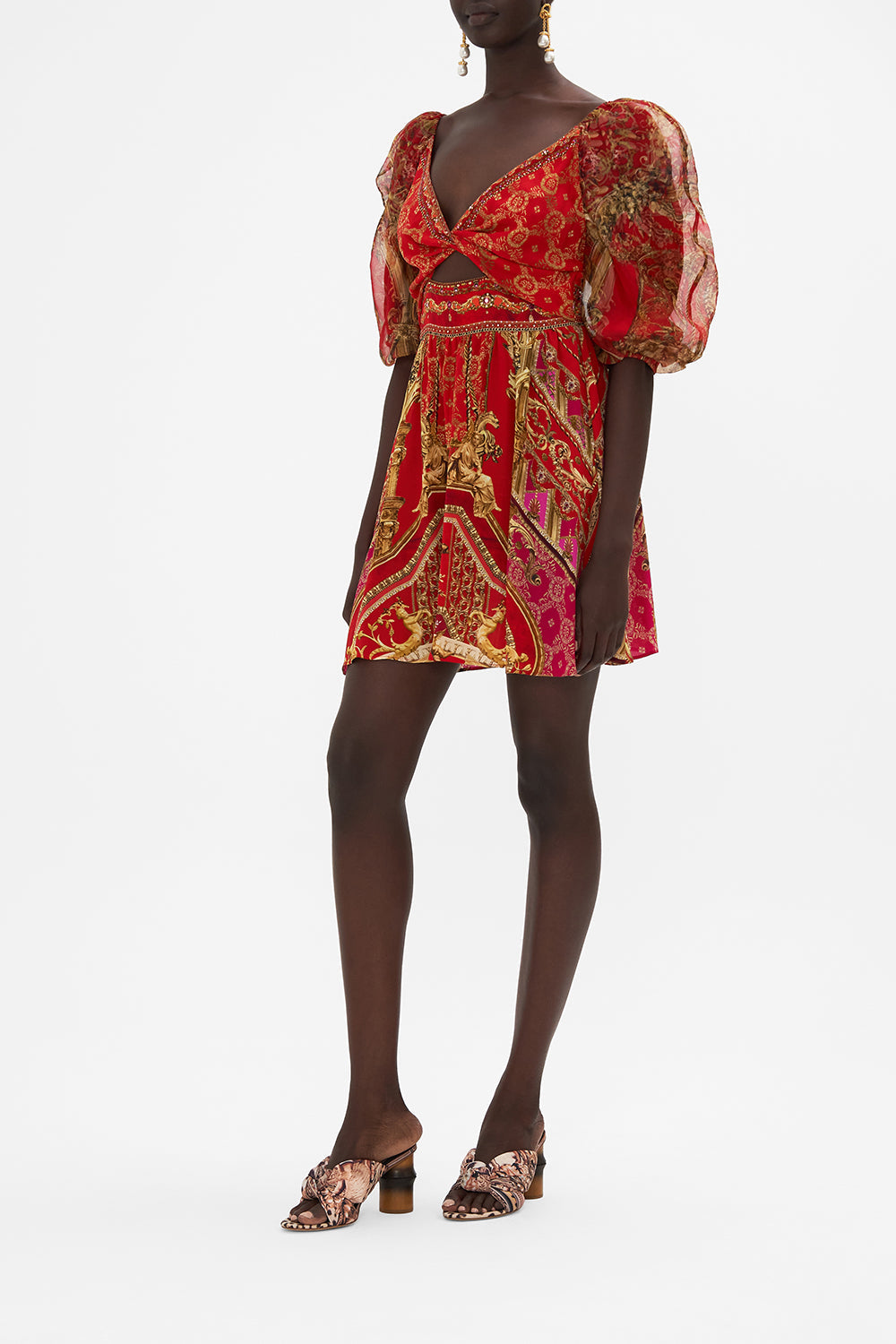 PUFF SLEEVE MINI DRESS SWEET SOPRANO