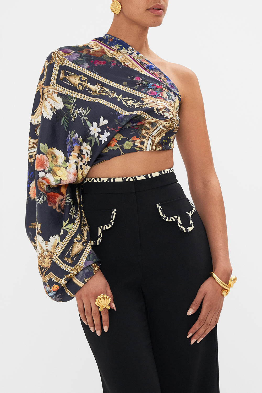 LARGE SQUARE SCARF PLAY YOUR CARDS RIGHT